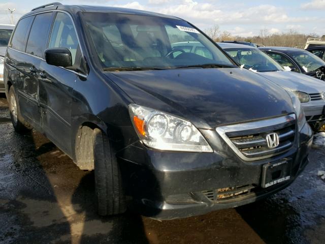 5FNRL38627B108995 - 2007 HONDA ODYSSEY EX BLACK photo 1