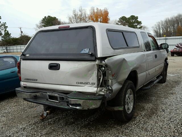 2GCEK19T141215674 - 2004 CHEVROLET SILVERADO TAN photo 4