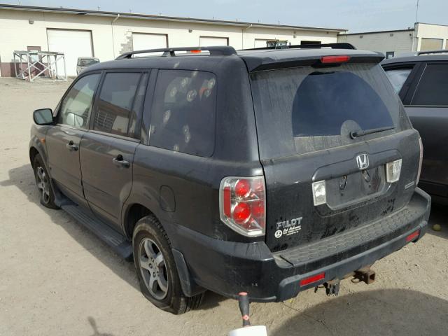 5FNYF18627B031696 - 2007 HONDA PILOT EXL GRAY photo 3