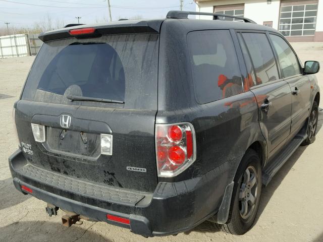 5FNYF18627B031696 - 2007 HONDA PILOT EXL GRAY photo 4