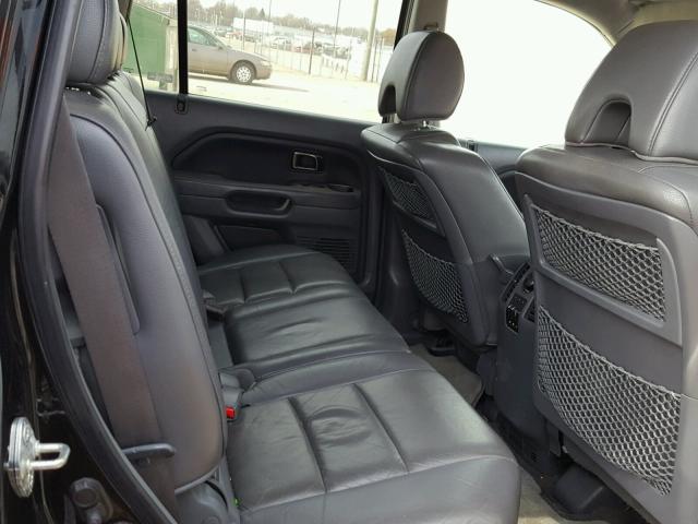 5FNYF18627B031696 - 2007 HONDA PILOT EXL GRAY photo 6