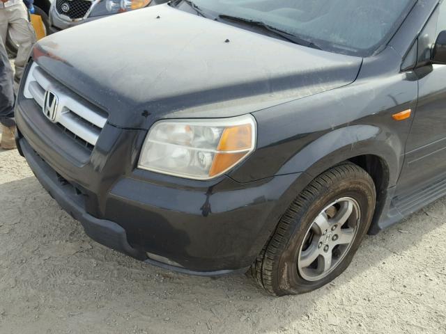 5FNYF18627B031696 - 2007 HONDA PILOT EXL GRAY photo 9