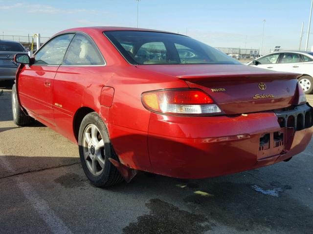 2T1CF22PXXC183781 - 1999 TOYOTA CAMRY SOLA RED photo 3