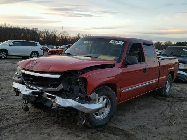 2GTEC19V141291636 - 2004 GMC NEW SIERRA RED photo 2