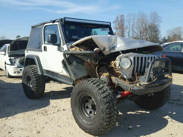 1J4FA39S63P309569 - 2003 JEEP WRANGLER C SILVER photo 1