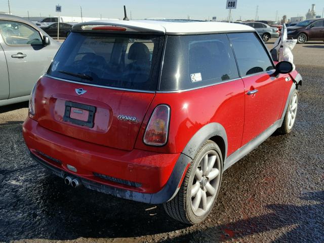 WMWRE33442TD55201 - 2002 MINI COOPER S RED photo 4