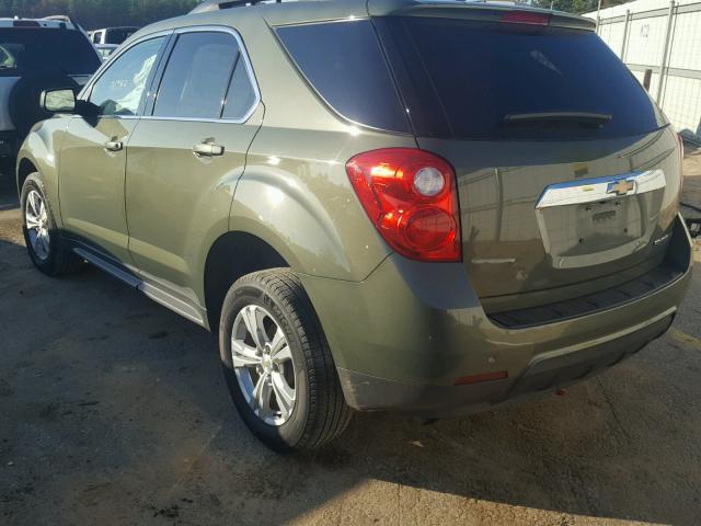 2GNALBEK2F6299984 - 2015 CHEVROLET EQUINOX LT GREEN photo 3