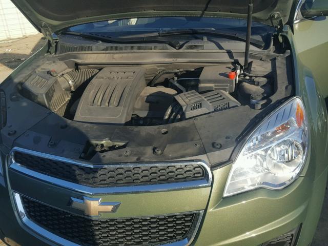 2GNALBEK2F6299984 - 2015 CHEVROLET EQUINOX LT GREEN photo 7