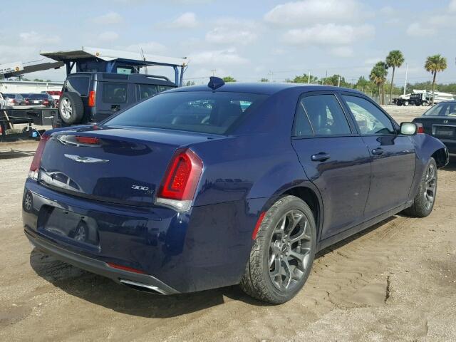 2C3CCABG3GH328897 - 2016 CHRYSLER 300 S BLUE photo 4