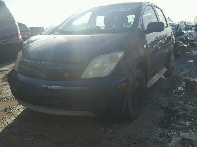 JTKKT624740066577 - 2004 TOYOTA SCION XA BLUE photo 2