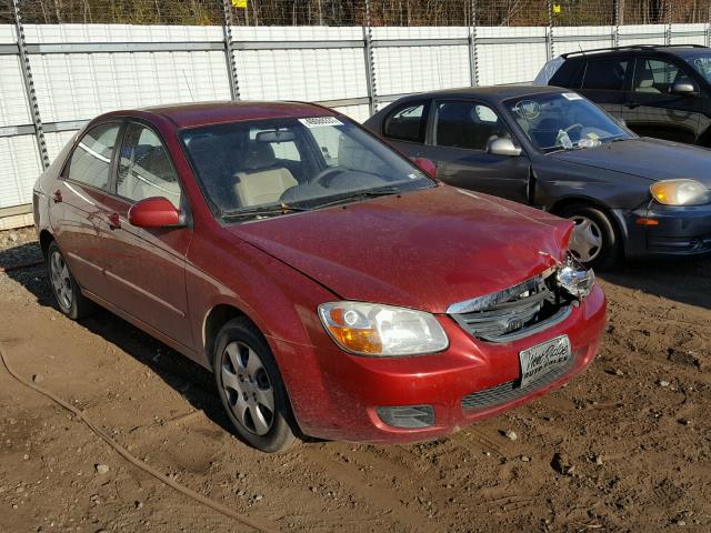 KNAFE122485535599 - 2008 KIA SPECTRA EX RED photo 1