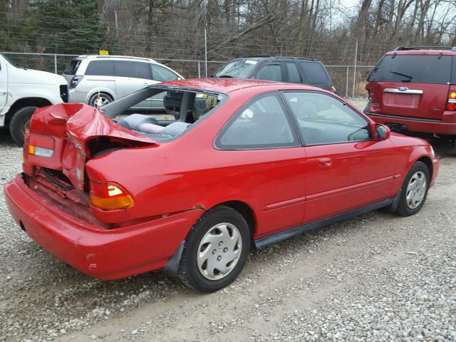 1HGEJ824XVL013671 - 1997 HONDA CIVIC EX RED photo 4