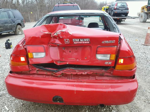 1HGEJ824XVL013671 - 1997 HONDA CIVIC EX 红色 照片 9