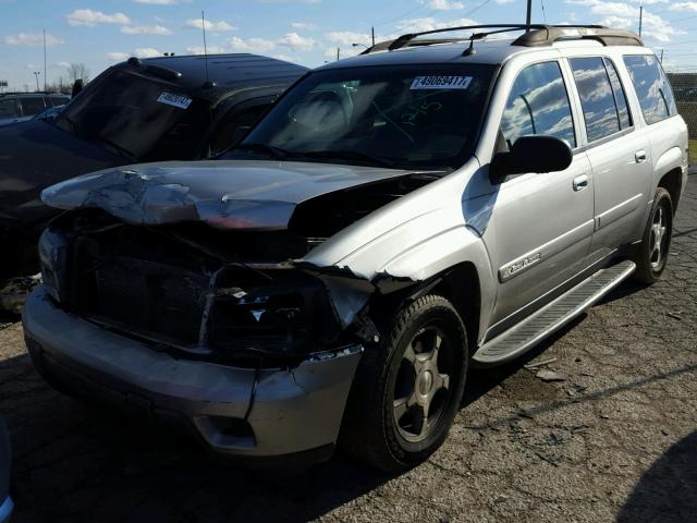 1GNET16S946156284 - 2004 CHEVROLET TRAILBLAZE SILVER photo 2