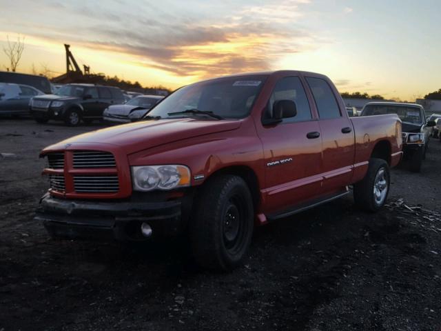 1D7HA18D54S651962 - 2004 DODGE RAM 1500 S RED photo 2