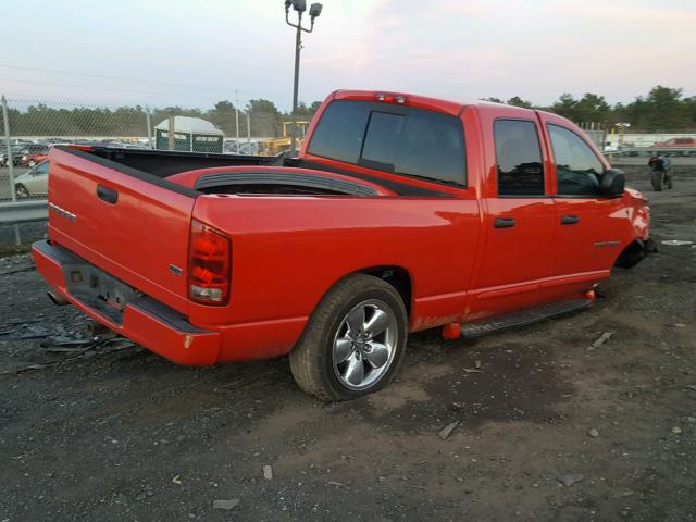 1D7HA18D54S651962 - 2004 DODGE RAM 1500 S RED photo 4