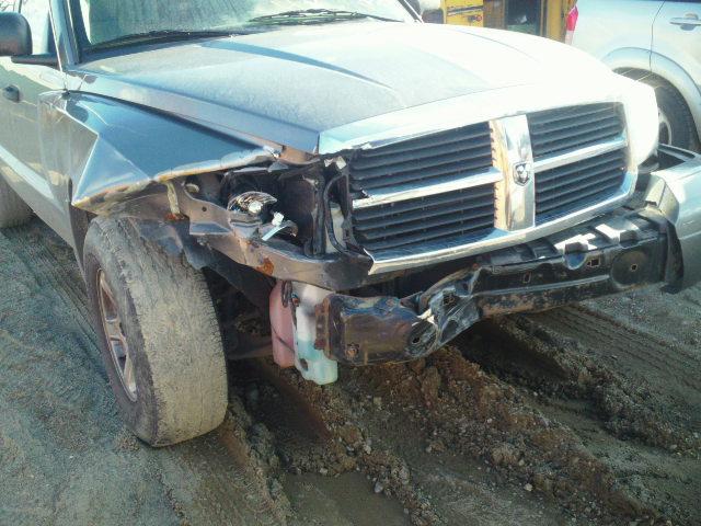 1D7HW48K17S202638 - 2007 DODGE DAKOTA QUA GRAY photo 9