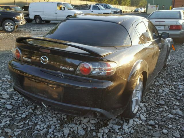 JM1FE173X80214684 - 2008 MAZDA RX8 BLACK photo 4