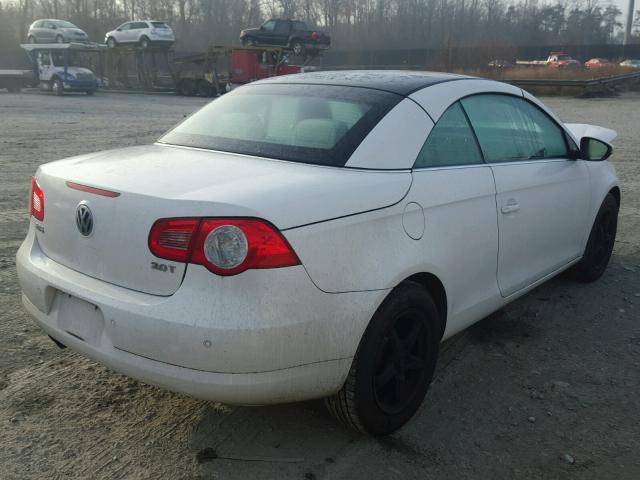 WVWFA71F99V014661 - 2009 VOLKSWAGEN EOS LUX WHITE photo 4