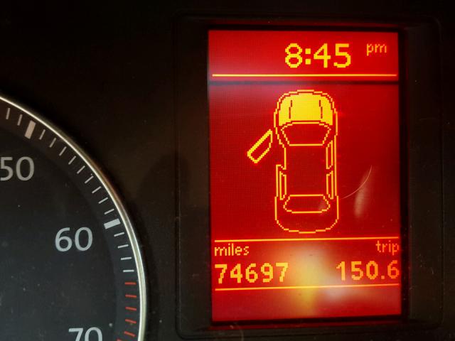 WVWFA71F99V014661 - 2009 VOLKSWAGEN EOS LUX WHITE photo 8