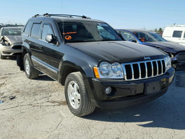 1J8HR58P77C539417 - 2007 JEEP GRAND CHER BLACK photo 1