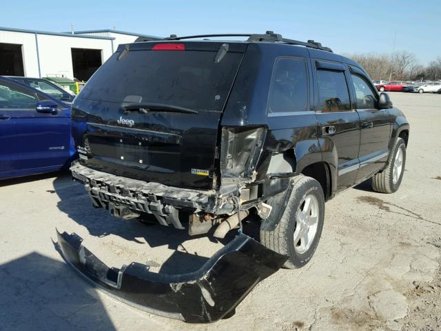 1J8HR58P77C539417 - 2007 JEEP GRAND CHER BLACK photo 4