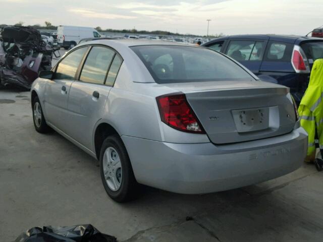 1G8AG52FX4Z207036 - 2004 SATURN ION LEVEL GRAY photo 3
