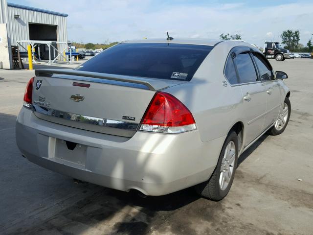 2G1WC583089228779 - 2008 CHEVROLET IMPALA LT TAN photo 4