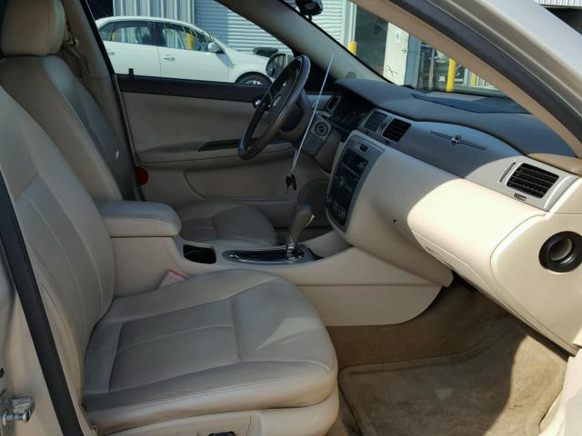 2G1WC583089228779 - 2008 CHEVROLET IMPALA LT TAN photo 5