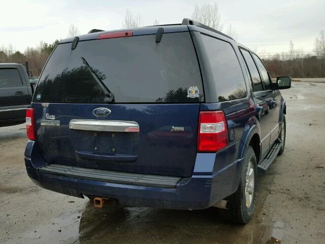 1FMFU16589EA71305 - 2009 FORD EXPEDITION BLUE photo 4