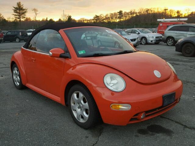 3VWCK21Y93M320200 - 2003 VOLKSWAGEN NEW BEETLE ORANGE photo 1