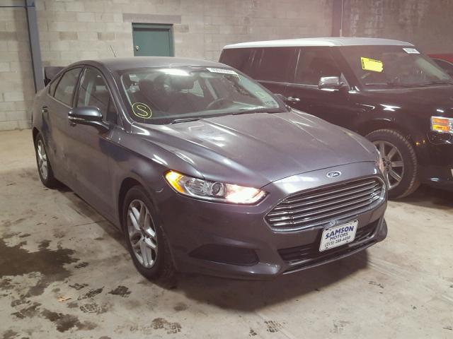 3FA6P0H75GR233623 - 2016 FORD FUSION SE GRAY photo 1