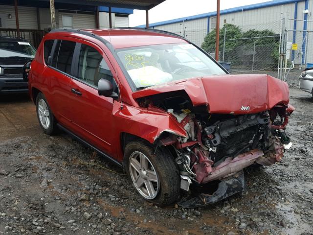 1J8FT47WX8D672762 - 2008 JEEP COMPASS SP RED photo 1