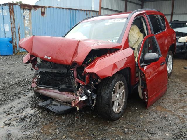 1J8FT47WX8D672762 - 2008 JEEP COMPASS SP RED photo 2