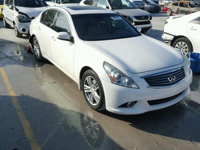 JN1CV6AP8BM500757 - 2011 INFINITI G37 BASE WHITE photo 1