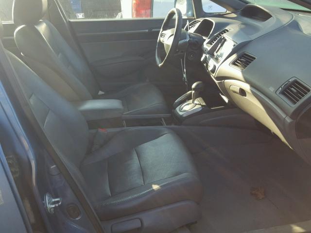 1HGFA16896L082328 - 2006 HONDA CIVIC EX BLUE photo 5