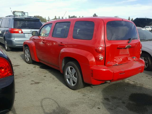 3GNBAADB8AS582860 - 2010 CHEVROLET HHR LS Rojo foto 3