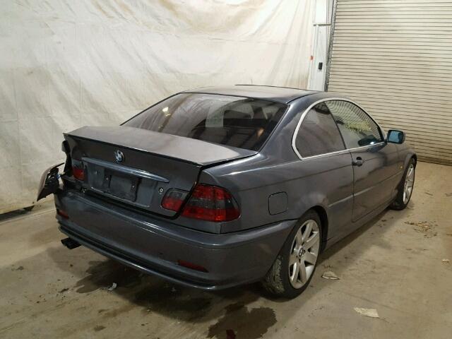 WBABN33402PG57093 - 2002 BMW 325 CI GRAY photo 4