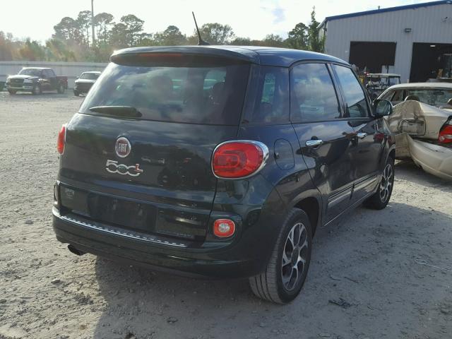 ZFBCFACH0EZ004963 - 2014 FIAT 500L LOUNG GREEN photo 4