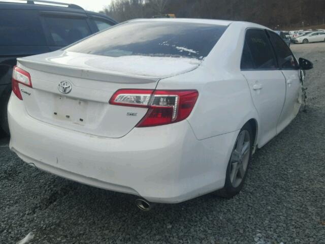 4T1BF1FK3DU210334 - 2013 TOYOTA CAMRY L WHITE photo 4