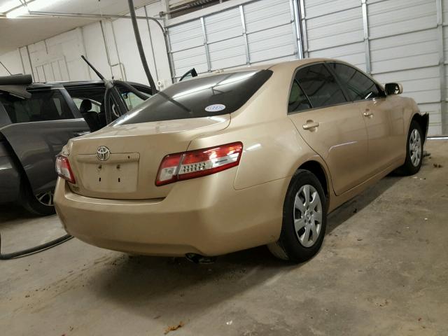 4T1BF3EK8AU014379 - 2010 TOYOTA CAMRY BASE BEIGE photo 4