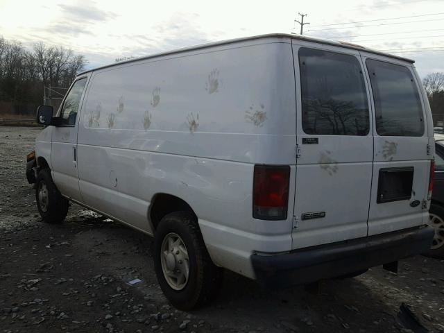 1FTNE14W48DA72951 - 2008 FORD ECONOLINE WHITE photo 3