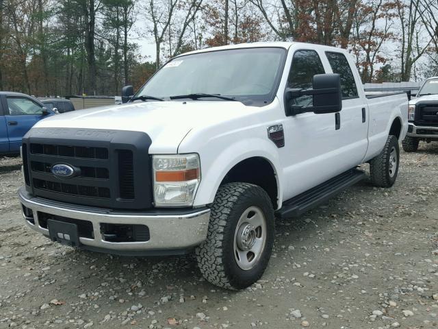 1FTWW31R28EB29816 - 2008 FORD F350 SRW S WHITE photo 2