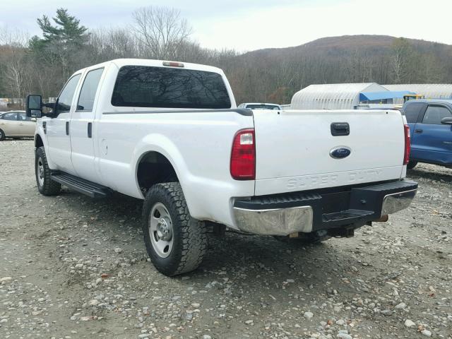 1FTWW31R28EB29816 - 2008 FORD F350 SRW S WHITE photo 3