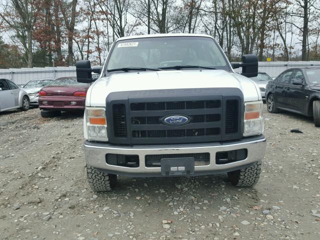 1FTWW31R28EB29816 - 2008 FORD F350 SRW S WHITE photo 9