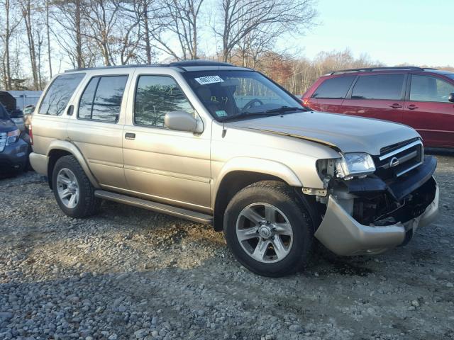 JN8DR09Y12W705541 - 2002 NISSAN PATHFINDER TAN photo 1