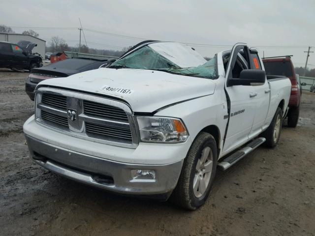 1C6RD7GT2CS339637 - 2012 DODGE RAM 1500 S WHITE photo 2