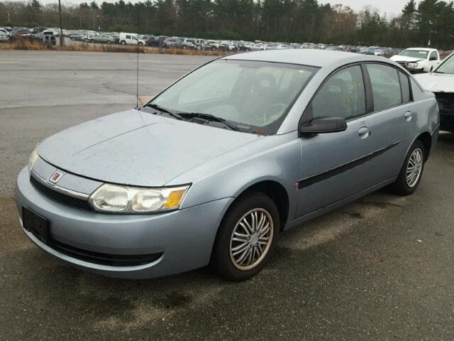 1G8AJ52F03Z158977 - 2003 SATURN ION LEVEL BLUE photo 2
