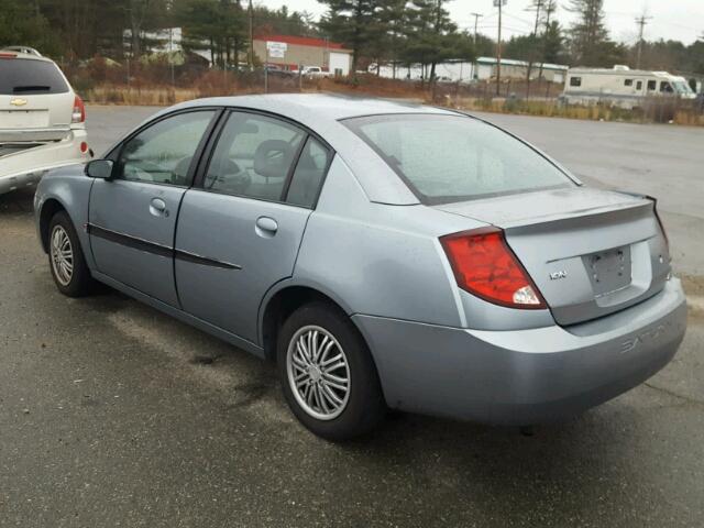 1G8AJ52F03Z158977 - 2003 SATURN ION LEVEL BLUE photo 3