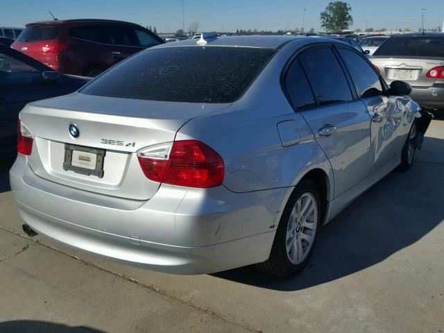 WBAVD13506KV14593 - 2006 BMW 325 XI SILVER photo 4